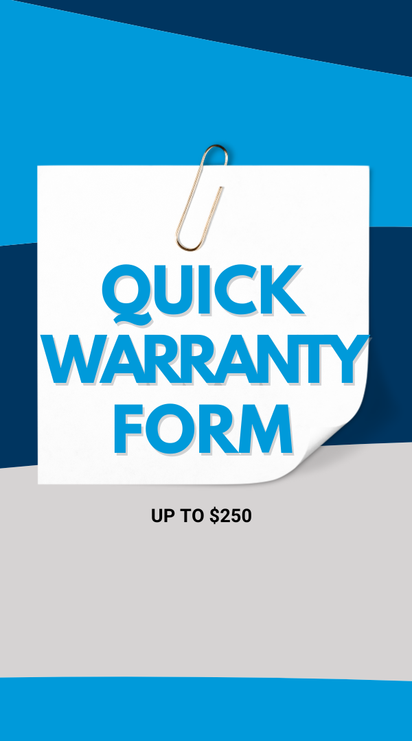 Quick Warranty Form